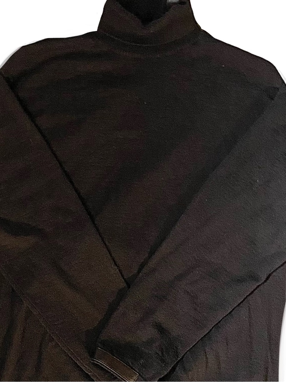 Nanibon Authentic Italian Chestnut Cashmere Mix Turtleneck Sweater